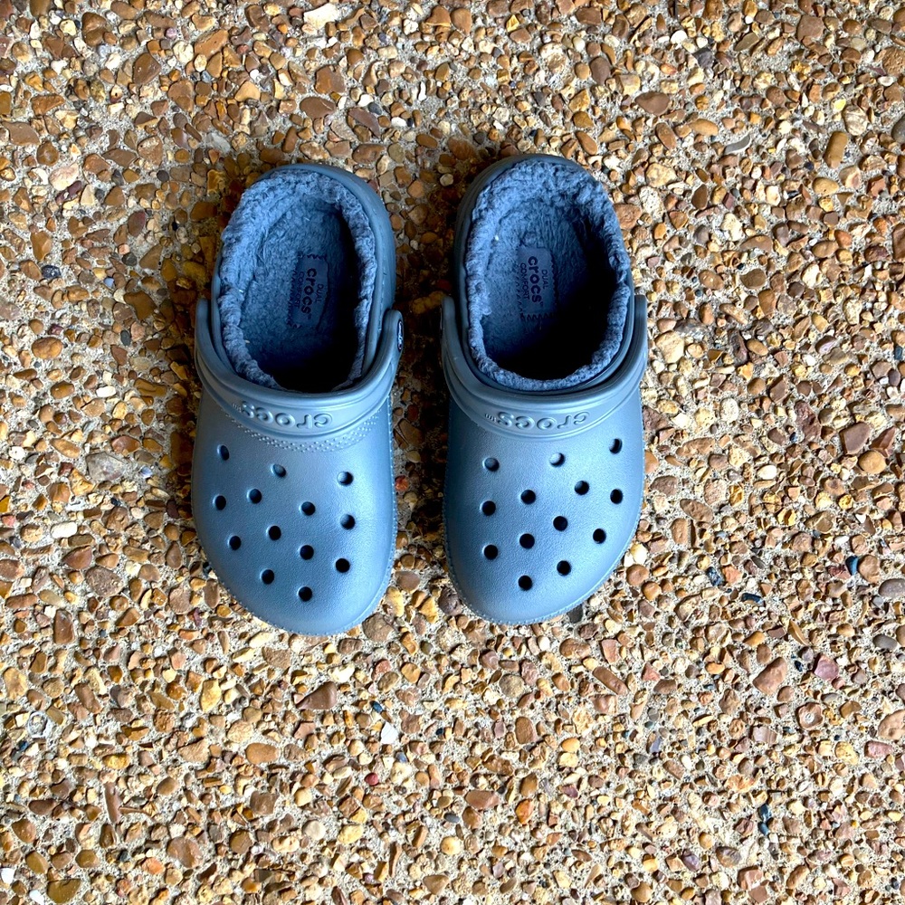 Fleece lined Crocs 🐊